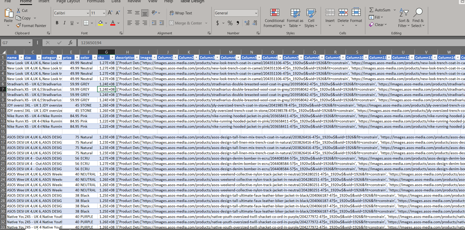Excel Analysis